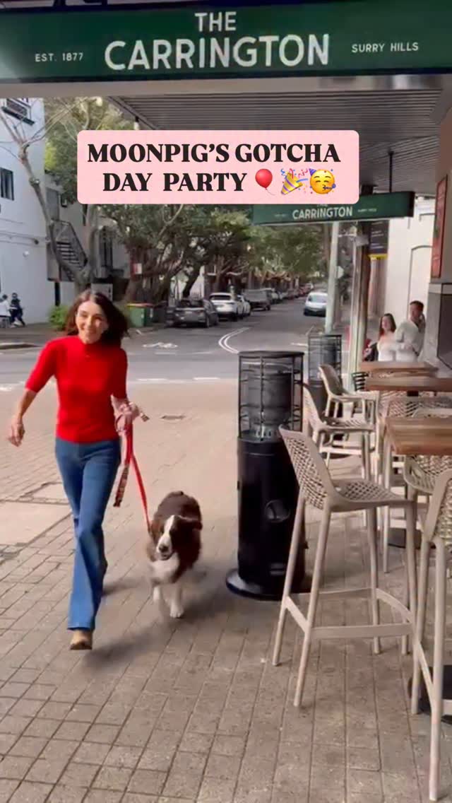 Instagram post by @drkatrina for Moonpig. Caption reads: Celebrating Moonpig’s launch in Australia! 🎉 The....