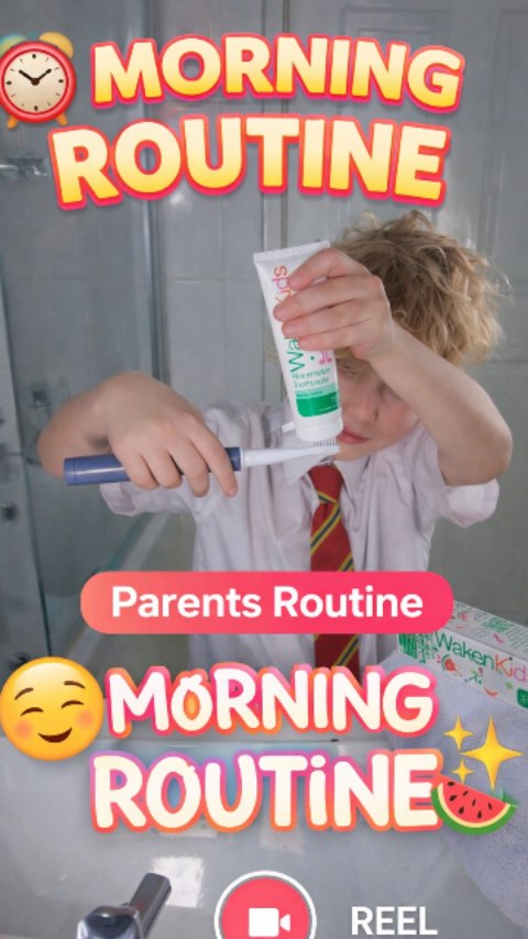 Instagram post by @our_family_community for The Influence Room. Caption reads: AD| 🍉🍉🍉@wakencare Watermelon Toothpaste What....