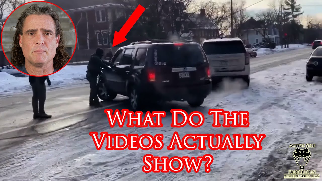 YouTube post by @ActiveSelfProtection for BBC. Caption reads: NO POLITICS Analysis of the Videos In Minneapolis....