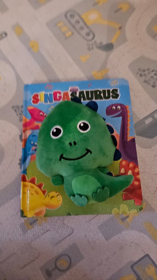 Instagram post by @julianandluca for Little Hippo Books. Caption reads: [...] interactive kids books from....