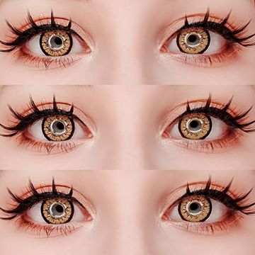 Instagram post by @inori_cos for Candylens. Caption reads: [...] ♡ This time some lenses from....