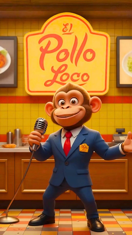 Instagram post by @designwithtoshi for El Pollo Loco. Caption reads: 🎉🍗🥳 Celebrate National Grilled Chicken Month....