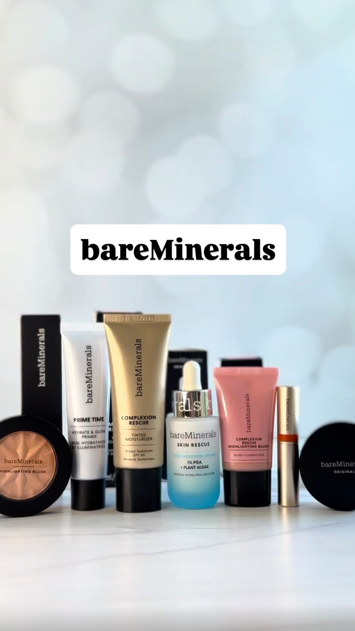 Instagram post by @skindeep_sara for bareMinerals. Caption reads: @bareminerals #gifted 

bareMinerals is a clean....