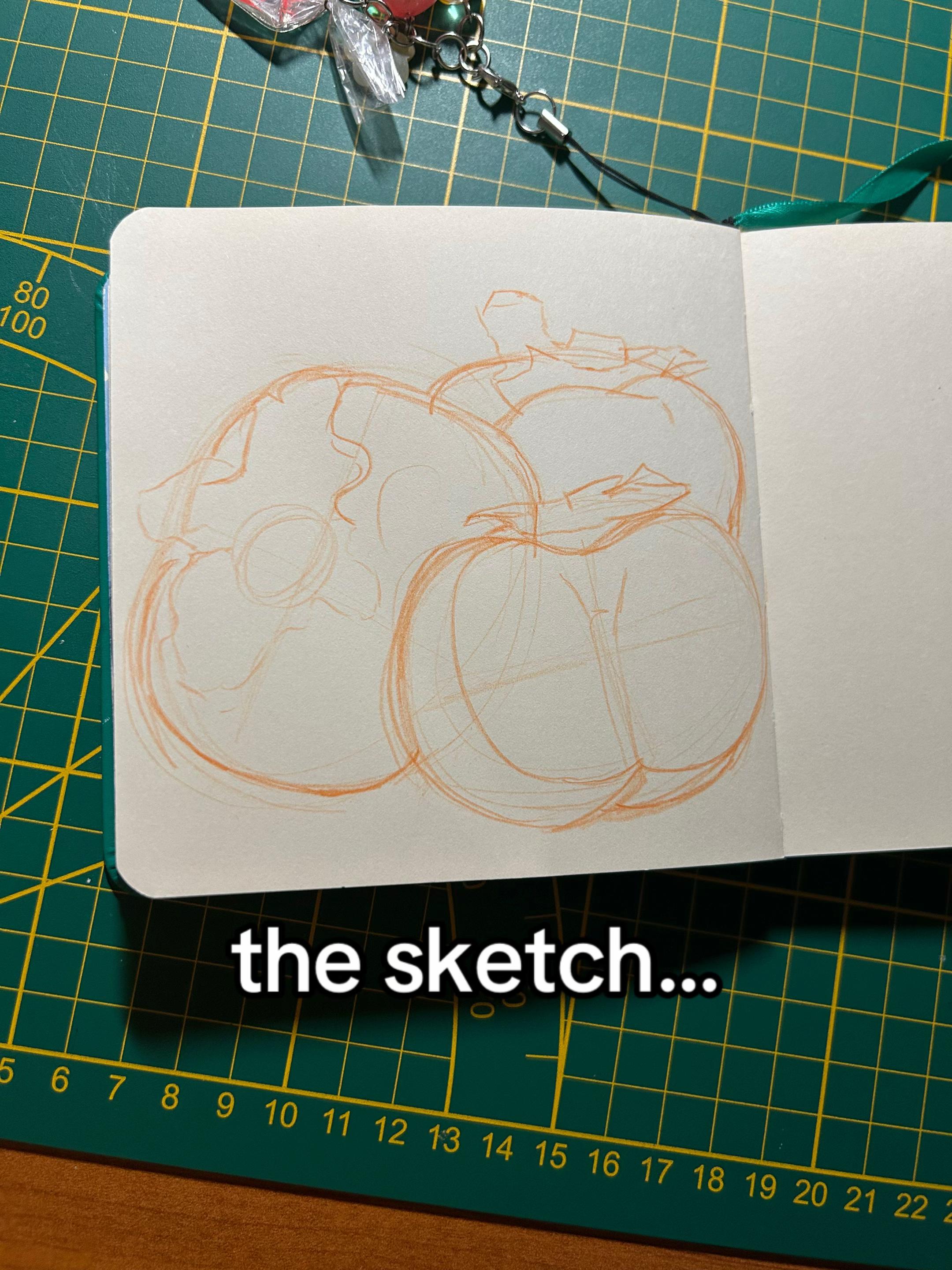 TikTok post by @minju.png for Ohuhu. Caption reads: [...] fruit during winter with the new Ohuhu....
