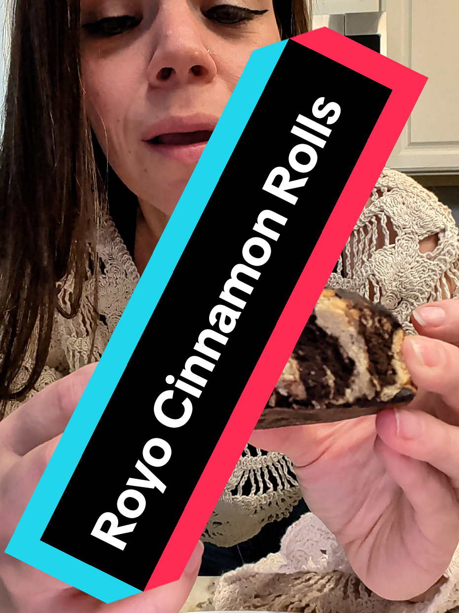 TikTok post by @sarbazaar for Eat Royo. Caption reads: [...] being low calorie, serious game changer....