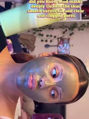 TikTok post by @whosandreaax for BRMUD US. Caption reads: ughhh i love me a mud mask, i usually use the one....