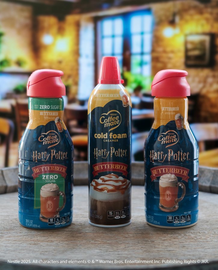 Instagram post by @misswizardingworld for Harry Potter. Caption reads: [...] coffee routines with the release of Harry....