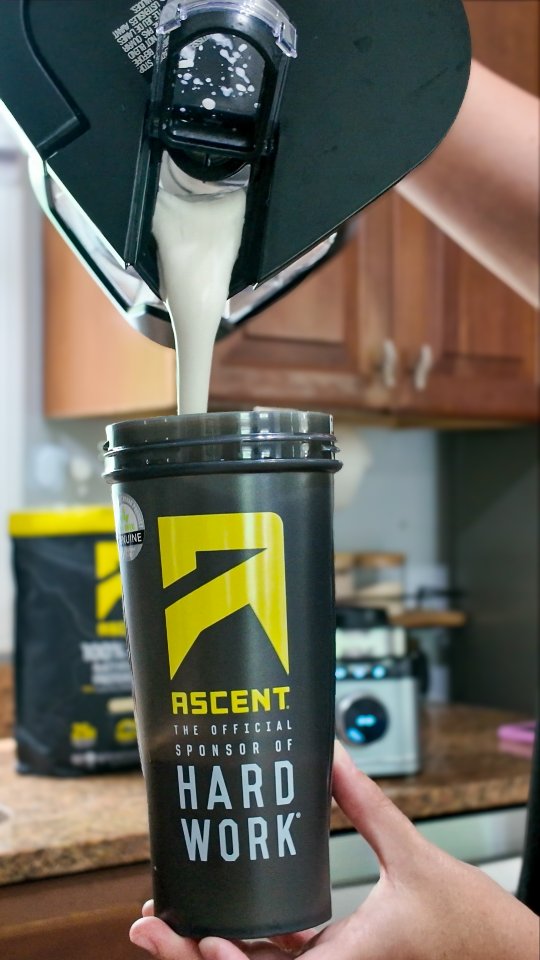 Instagram post by @our.life.in.pieces for Ascent Protein. Caption reads: #ad New drop at @Costco! 🎉 @Ascent_protein....