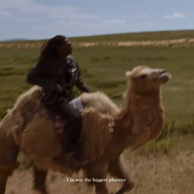 Instagram post by @calebwielhouwer for Windows. Caption reads: Different cities, new signs, shifting plans— every....