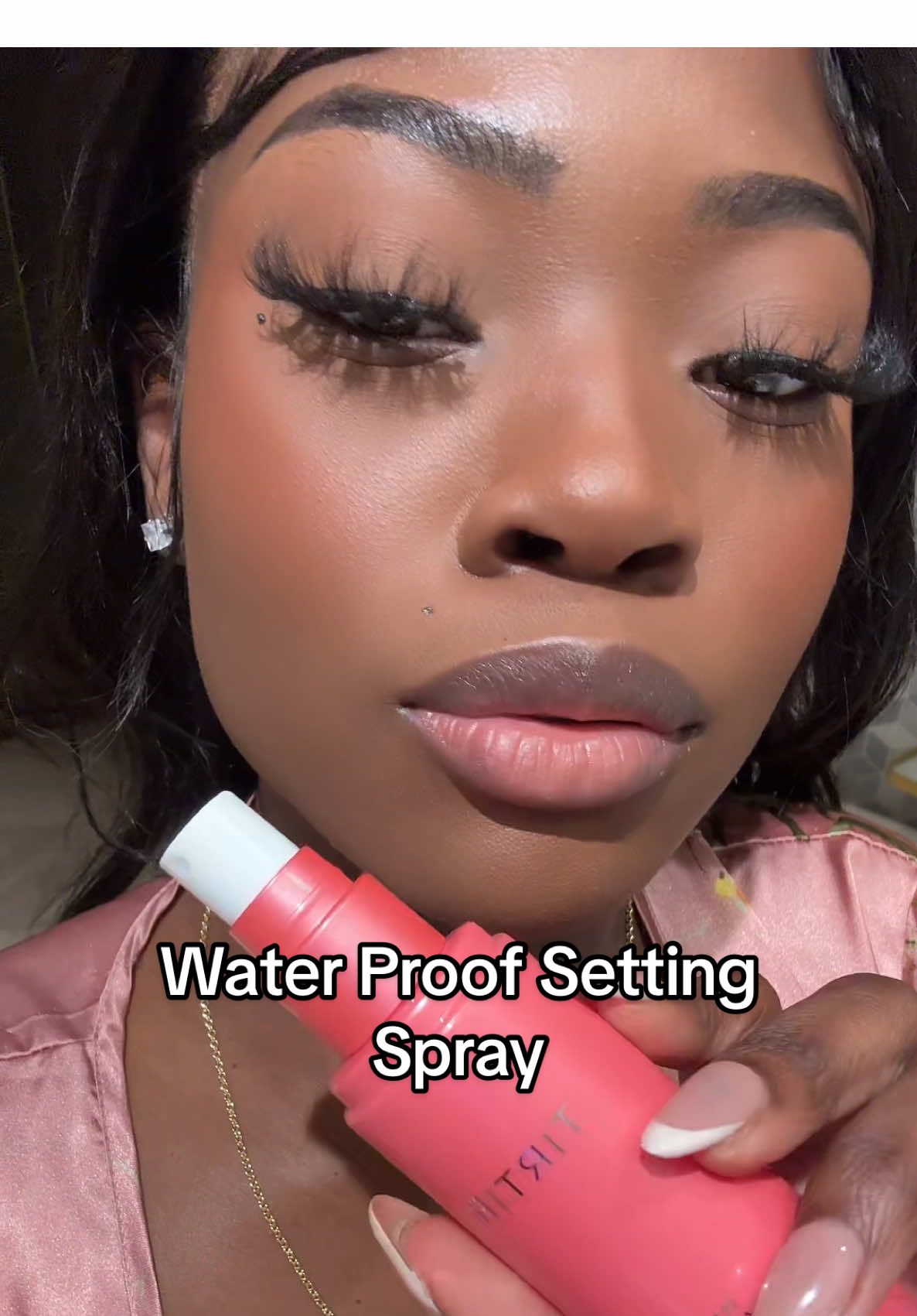 TikTok post by @ayannasabrina for TIRTIR. Caption reads: [...] #MakeupThatLasts #TIRTIR....