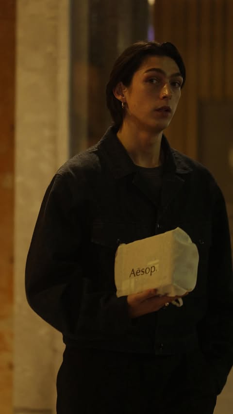 Instagram post by @claude0417 for Aesop. Caption reads: @aesop 
“From our home to yours Gifts for all....