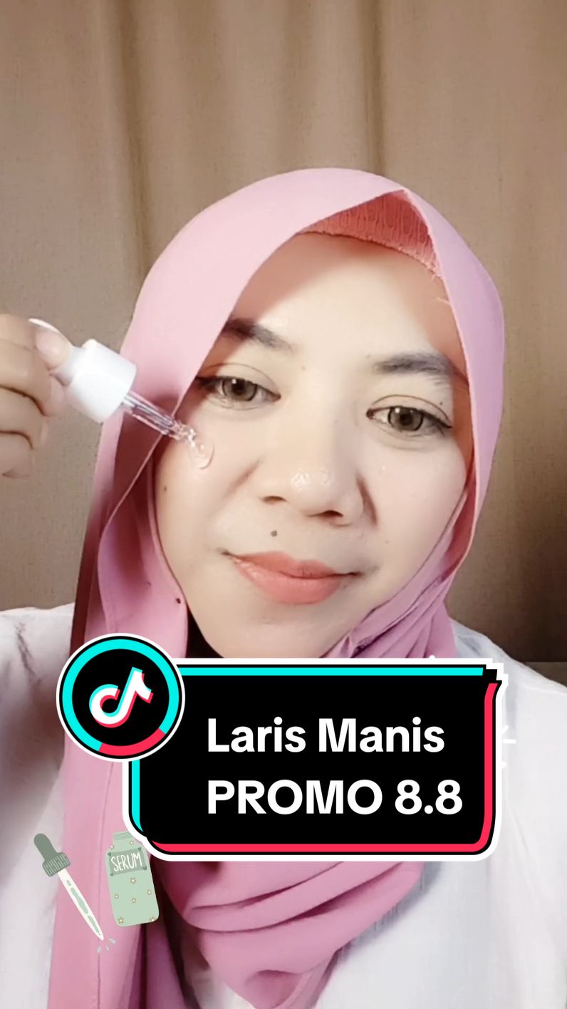 TikTok post by @houseofsalira for Acneno Indonesia. Caption reads: Ini yang aku pakai kalau lagi ada jerawat, serum....