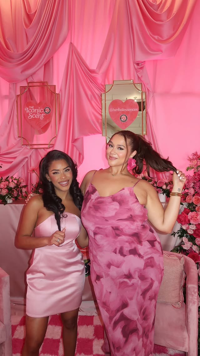 Instagram post by @khloekatera for Herbal Essences. Caption reads: here with @herbalessences to get the REAL answers....