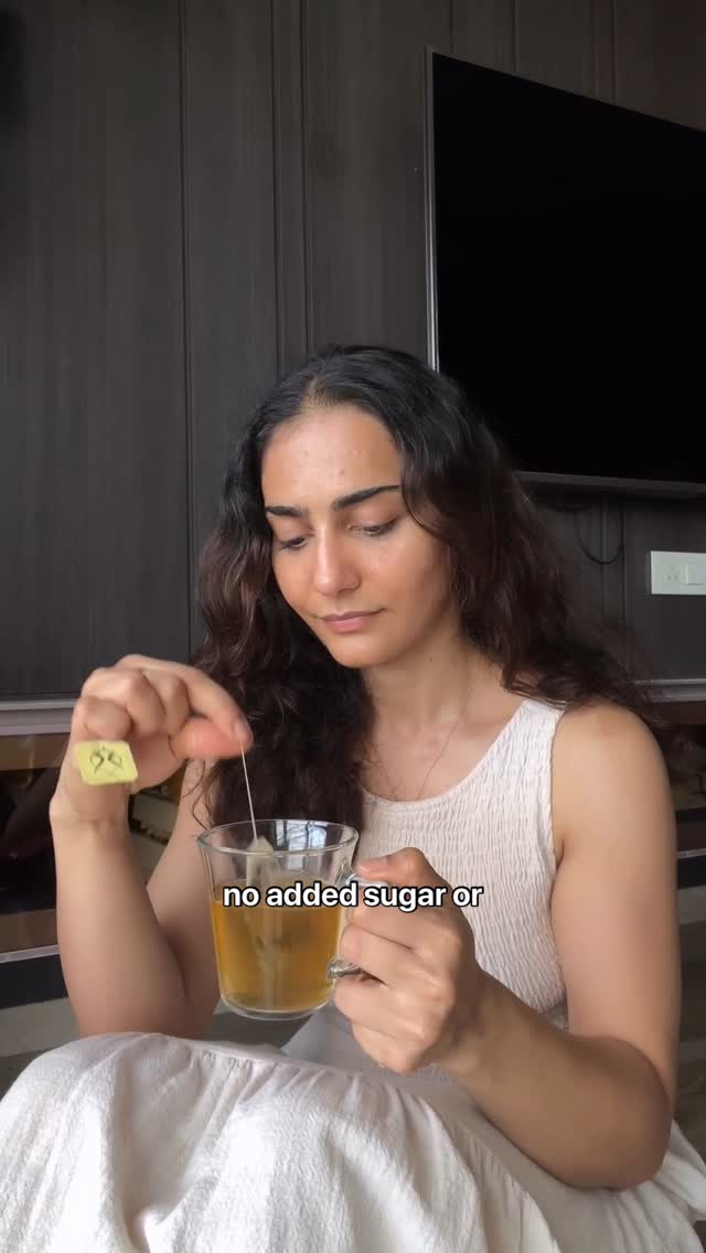 Instagram post by @simmygoraya for Pukka Herbs. Caption reads: Looking for a warm, comforting drink without....