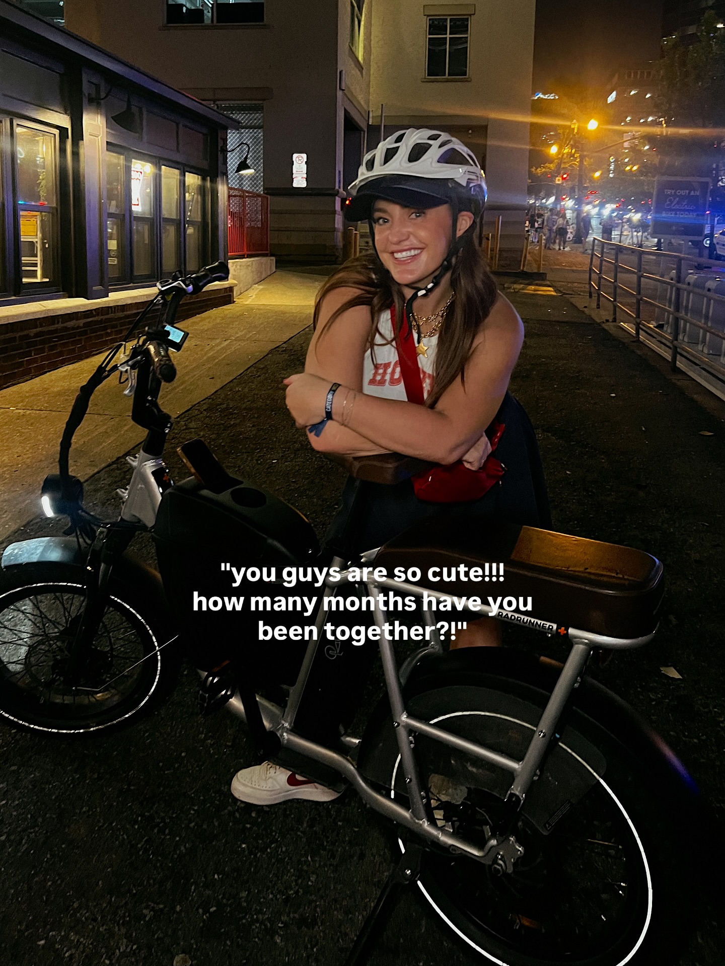 Instagram post by @skhammer for Rad Power Bikes. Caption reads: 4 years & 4,000 miles with my old stud, leroy 🤠....