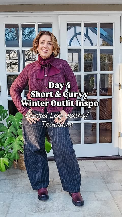Instagram post by an influencer for Cotton Traders. Caption reads: [...] blouse and brown fair isle @cottontradersuk....