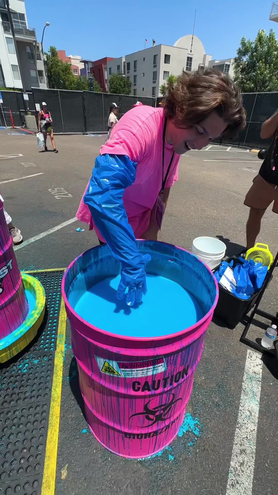 TikTok post by @nichlmao for MrBeast Lab. Caption reads: I got an ultra rare MrBeast Lab Swarms panther!🔥....