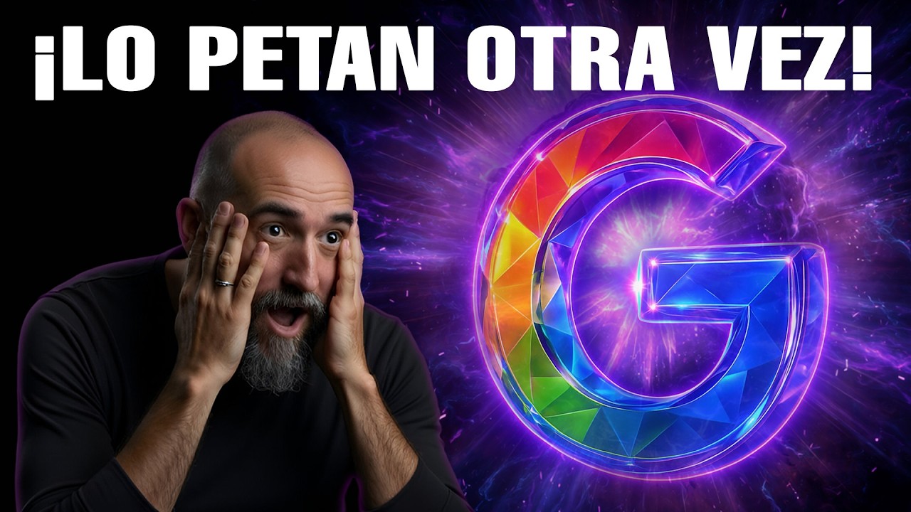 YouTube post by @la_inteligencia_artificial for ElevenLabs. Caption reads: 🚨 AI NEWS 🚨: Google is going all out,....