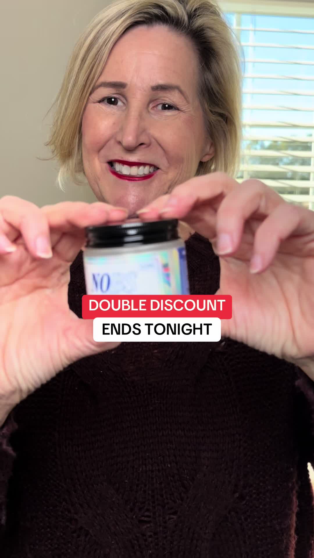 TikTok post by @brightsidewithjill for No BS Toothpaste. Caption reads: @nobstoothpaste Toothpaste Tablets Florida-Free.....