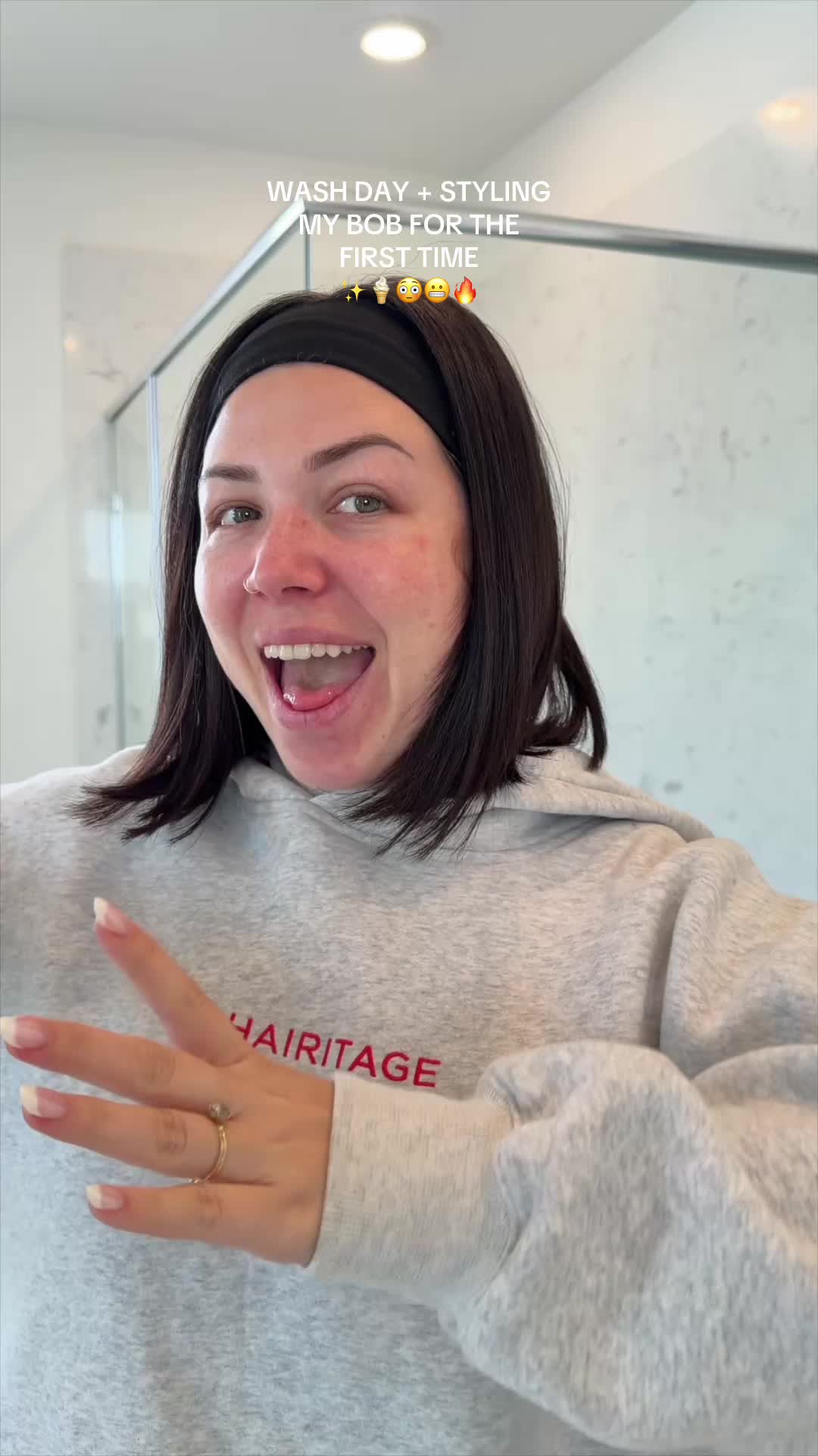 TikTok post by @sunkissed.mama for Hairitage by Mindy. Caption reads: [...] send tips💁🏻‍♀️✨🎀 Also @Hairitage by Mindy....