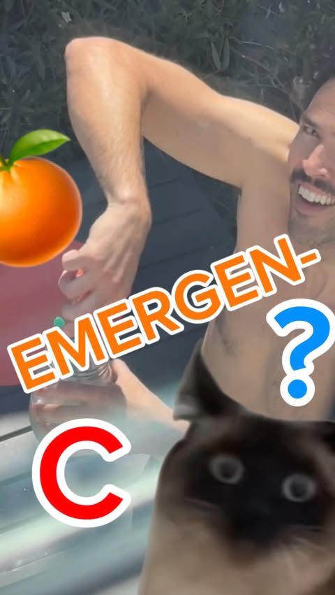 Instagram post by @mervthepet for Emergen-C. Caption reads: ♥️ TAG SOMEONE WHO SETS UP @emergenc PICNICS FOR....