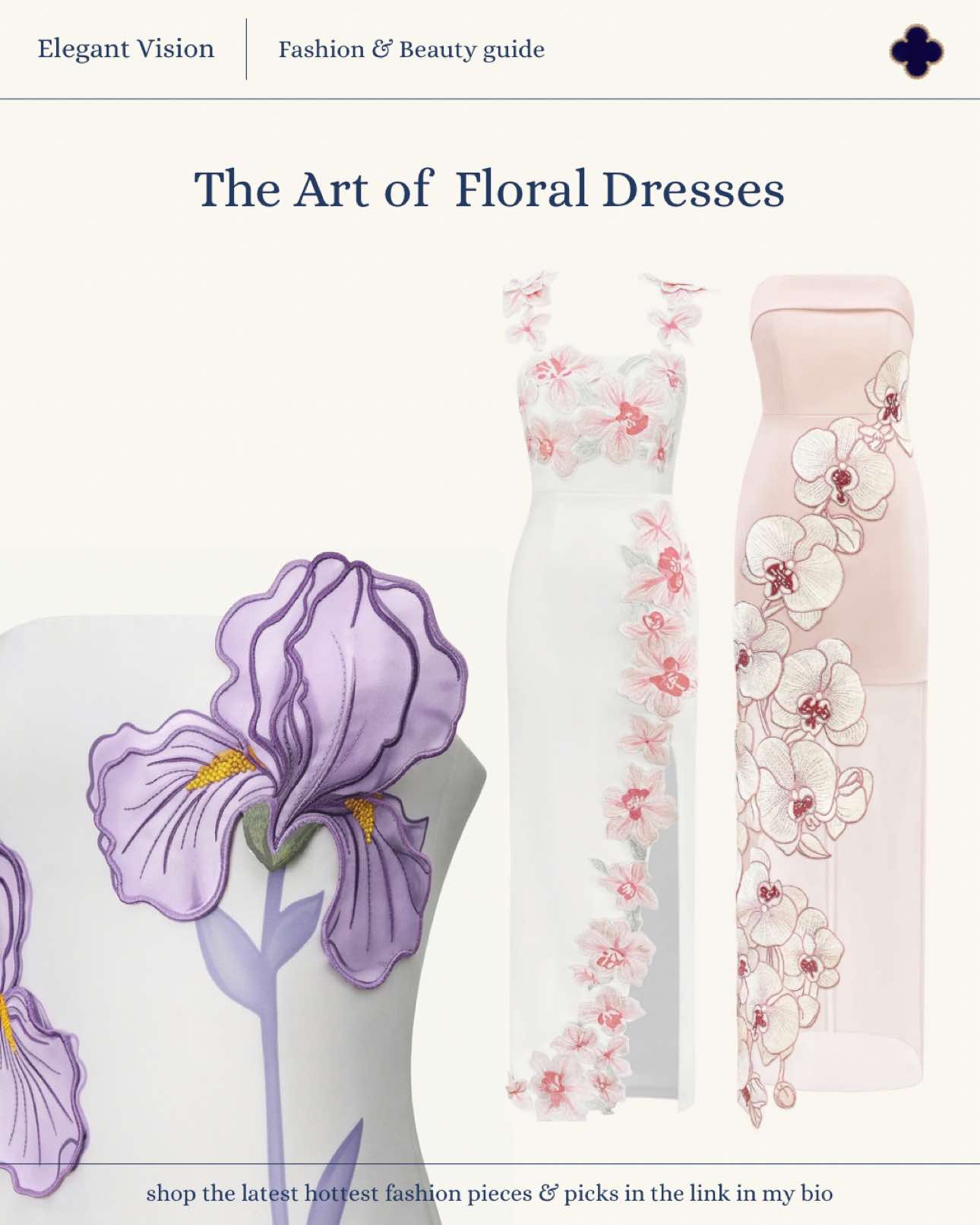 TikTok post by @elegantvision3 for JW PEI. Caption reads: #floraldress #floralprintdress #dress #ootd....