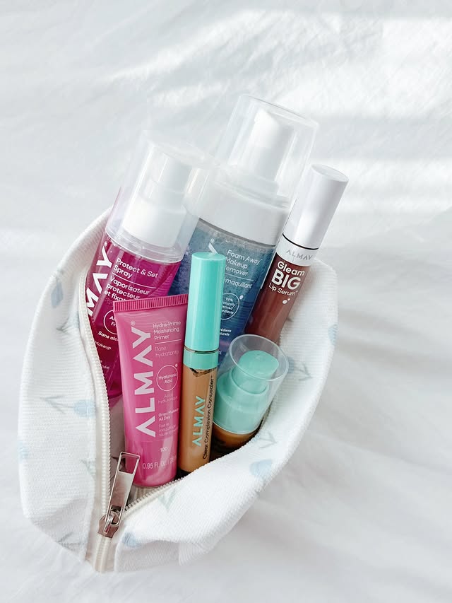 Instagram post by @lana_lushchyk for ALMAY. Caption reads: [...] every day 💕@influenster #complimentary....