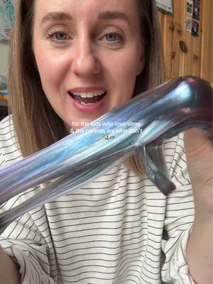 TikTok post by @hellobaylee for Joyfy-US. Caption reads: For the parents who love slime but the parents who....