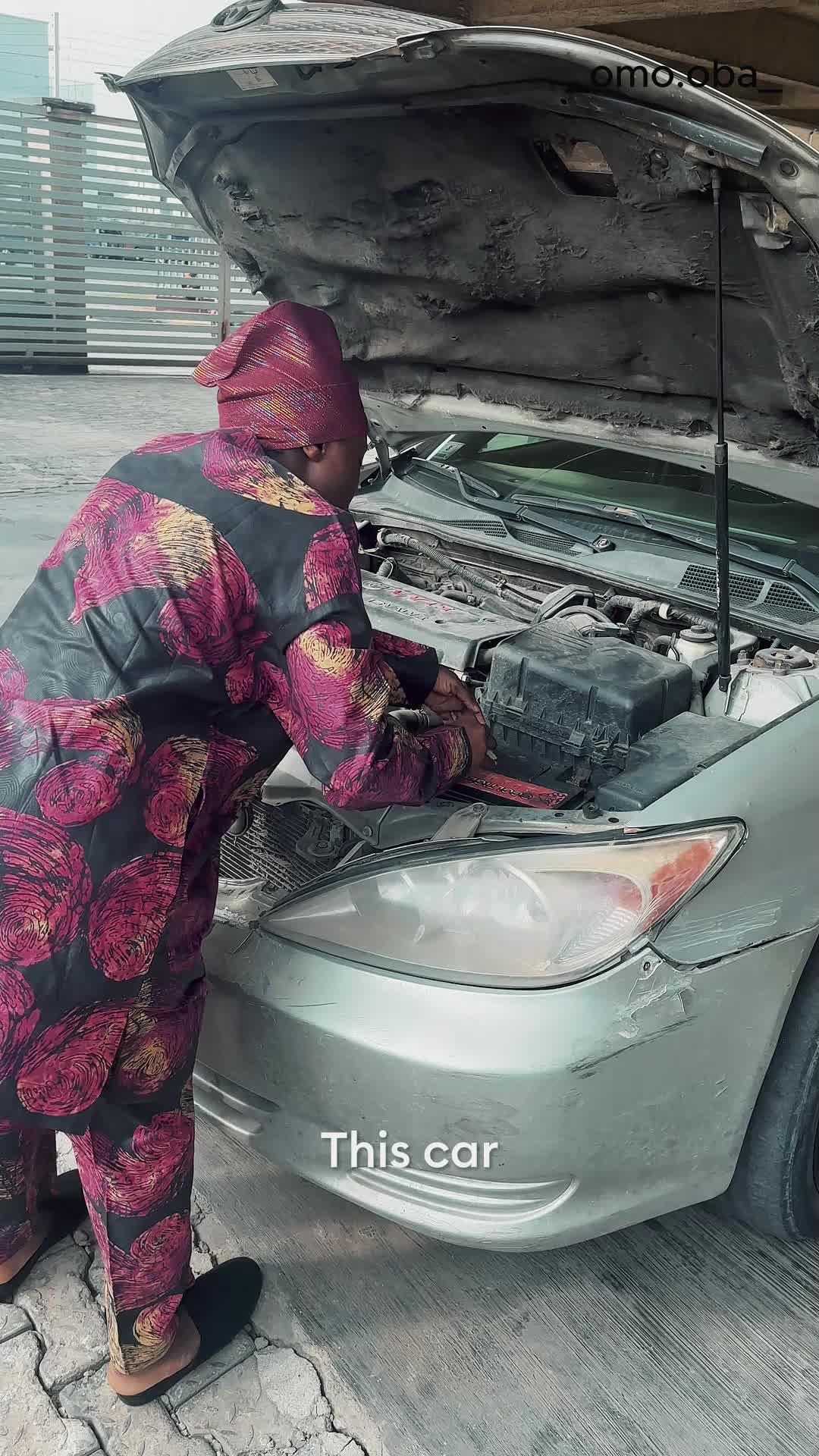 TikTok post by @_omo.oba__ for Bolt. Caption reads: Which prominent man?😂😂😂 With @Bolt Africa new....