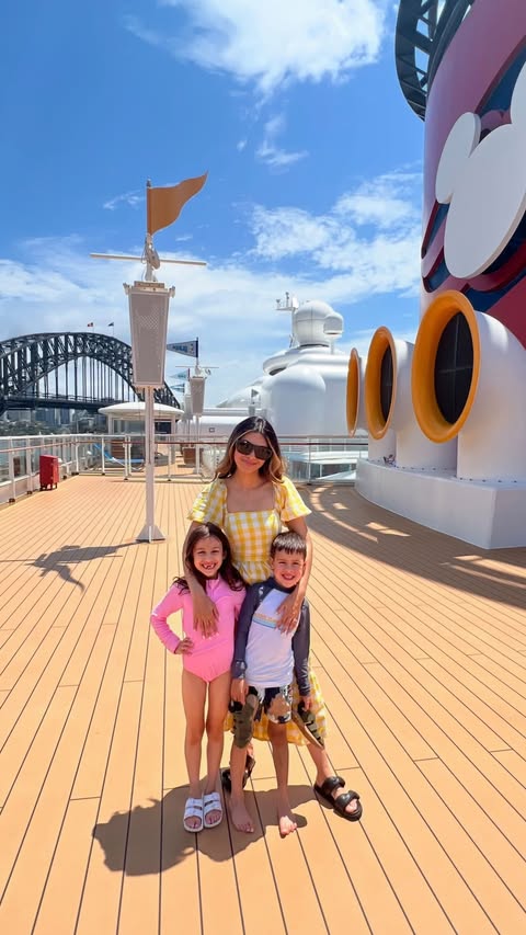 Instagram post by @mama_mila_au for Luxury Escapes. Caption reads: What’s been your favourite family cruise? 🚢 Let....