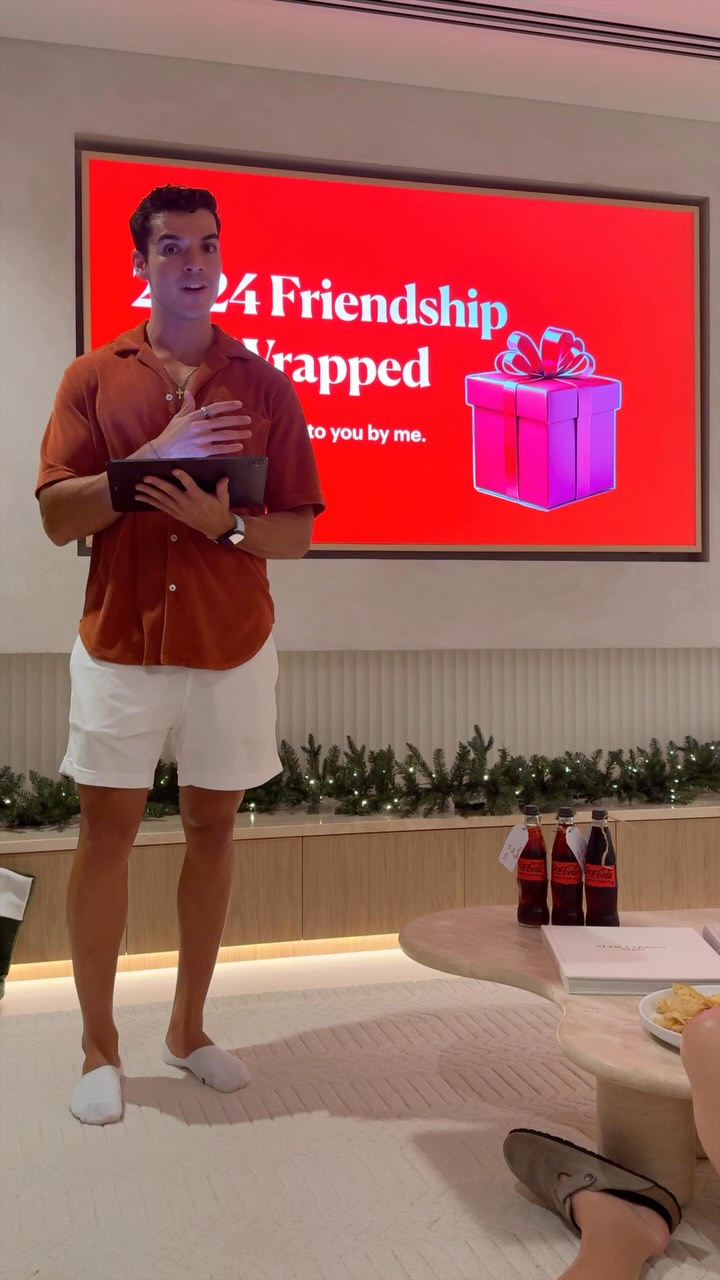 Instagram post by @sebbylaz for Coca-Cola Australia. Caption reads: Can’t believe I won at the Friendship Wrapped....