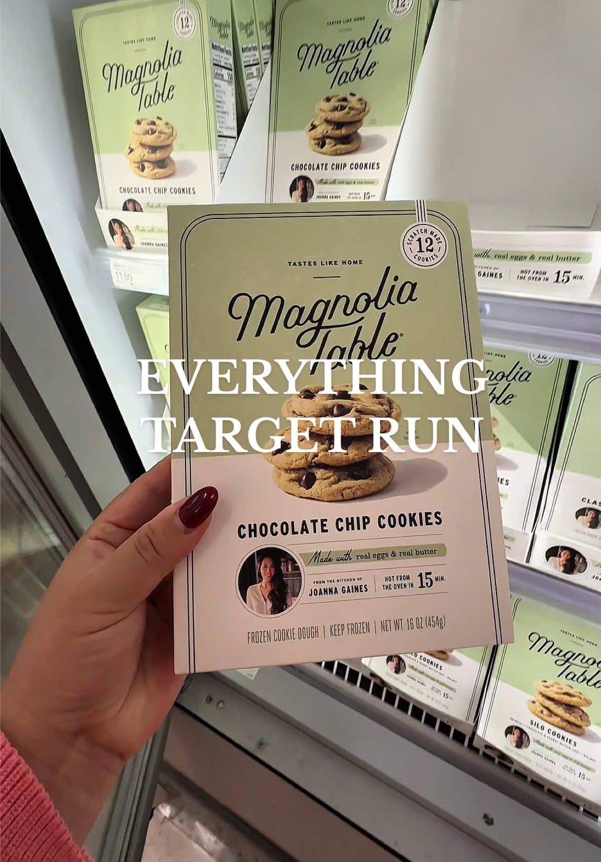 TikTok post by @briannaancheta for Blissy. Caption reads: monthly everything target run with me 🛒 Except....