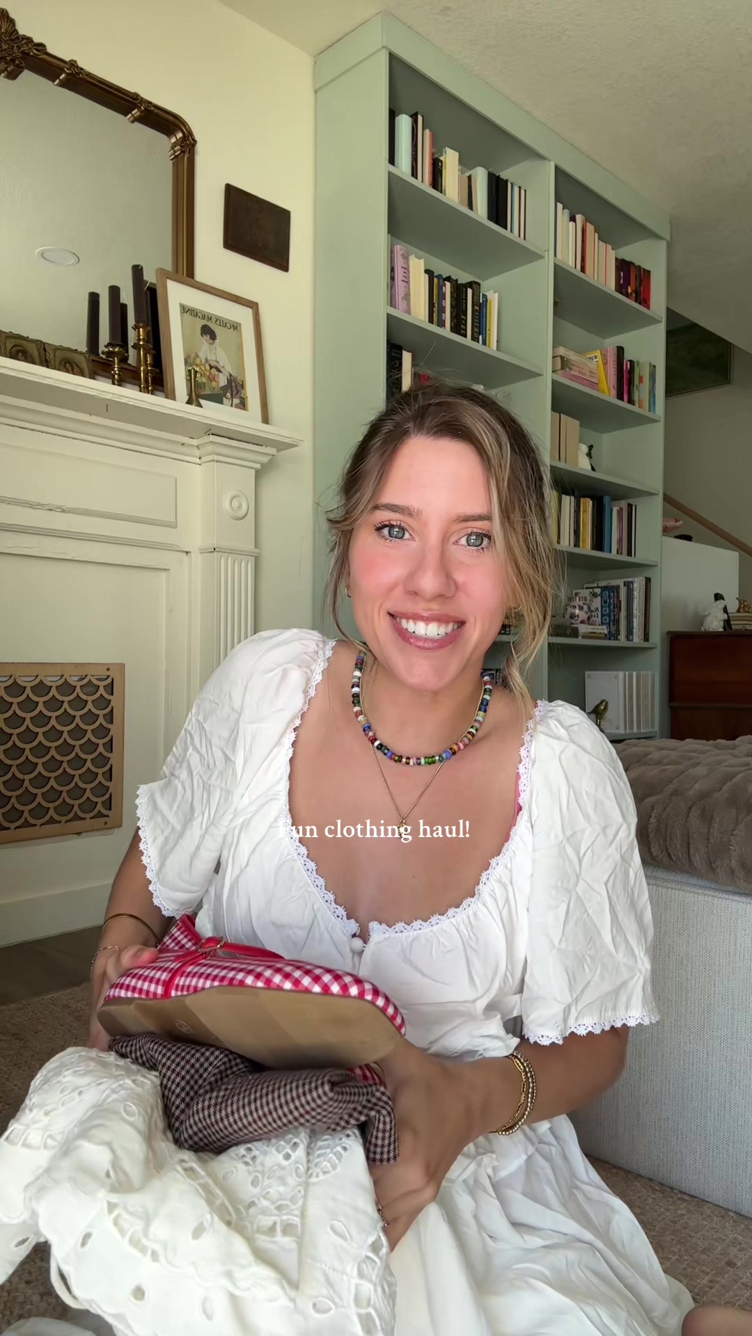 TikTok post by @maggieisolaa for Shop Andi. Caption reads: Fun little haul!! @Andi Accessories @Sequin....