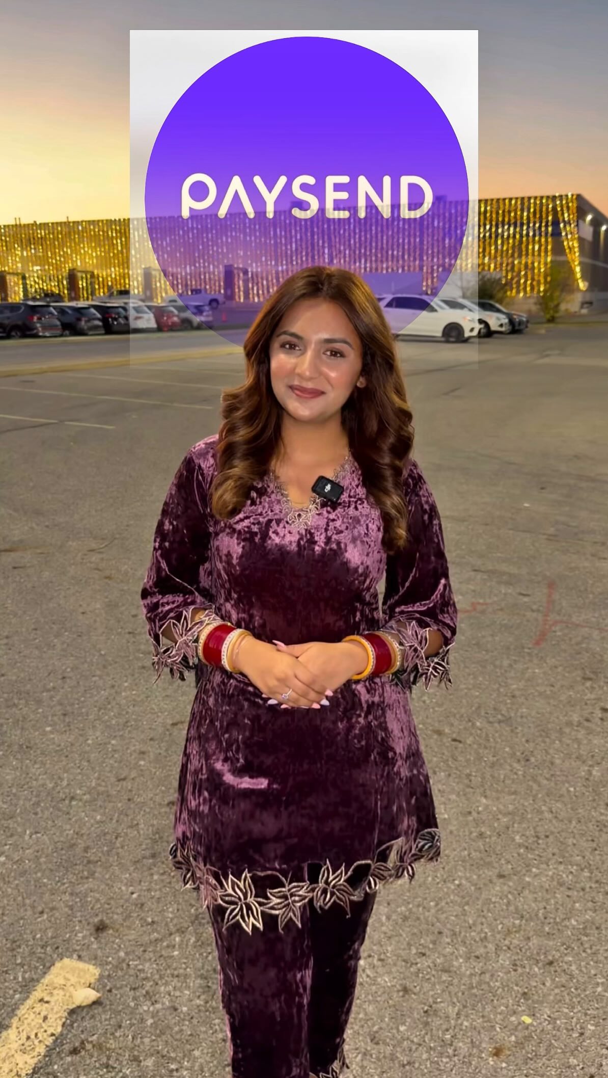 Instagram post by @monishababbar20 for Paysend. Caption reads: ✨ This Diwali, I’m sending love home with....