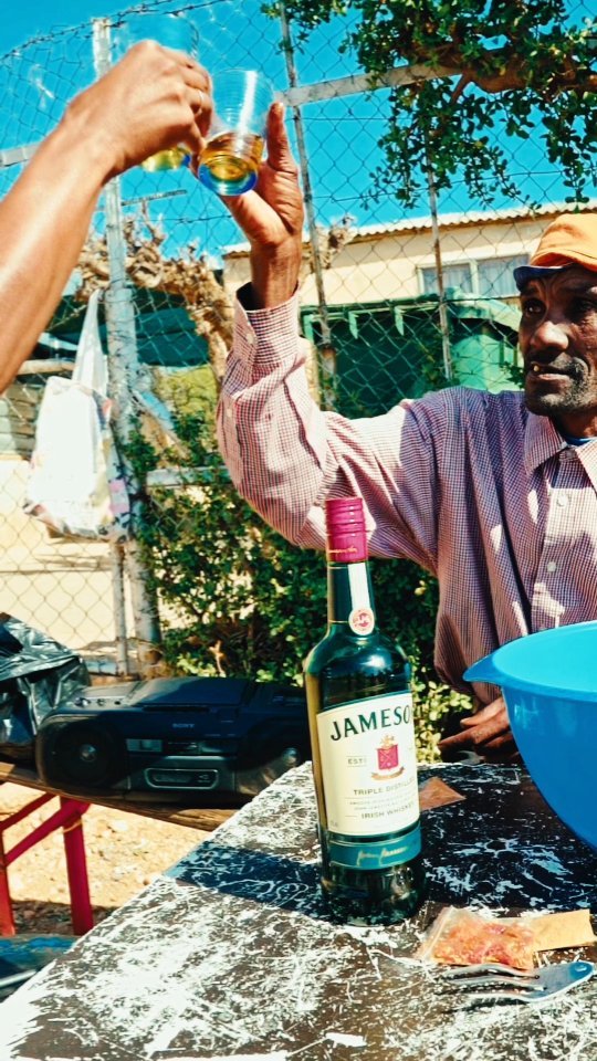 Instagram post by @die_laste_hond_official_king for Ogilvy. Caption reads: Embrace the bold spirit of Jameson. Unwind with....