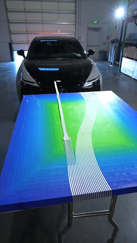 Instagram post by @enzo_prina for Lexus. Caption reads: [...] the energy of the all-electric #LexusRZ....