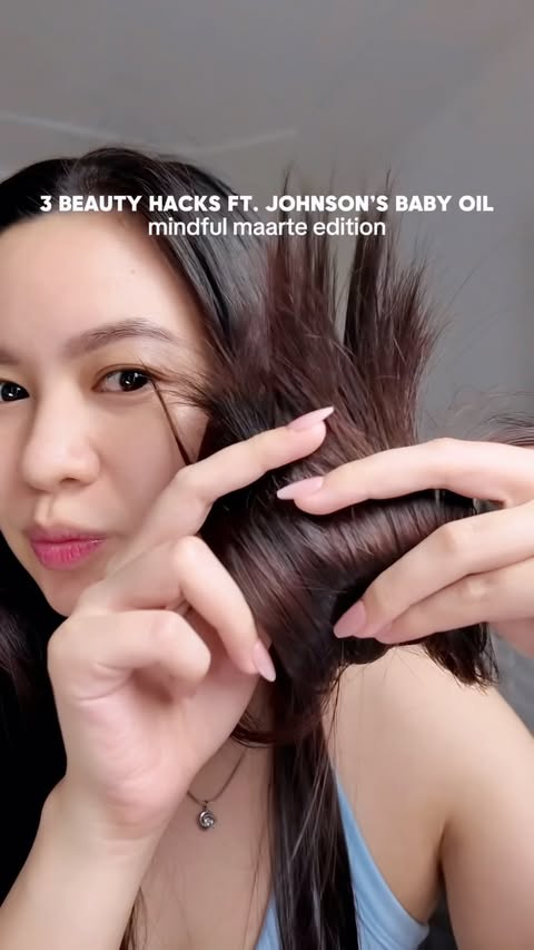 Instagram post by @lisaamariaj for Johnson’s Baby. Caption reads: [...] & scalp treatment in one using the....