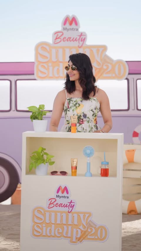 Instagram post by @myntrabeauty for Lakmé Skin. Caption reads: Match Ya Mismatch sounded simple… until it....