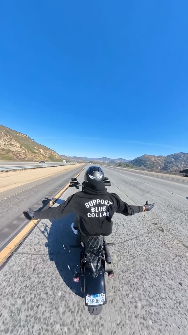 Instagram post by @stretch.619 for Troll Co. Clothing. Caption reads: Just out here livin’ Hoodie from @trollcoclothing....