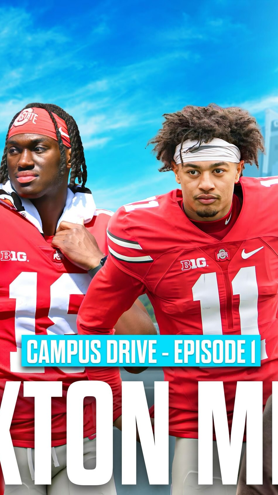 Instagram post by @braxtonmiller for Ram Trucks. Caption reads: A trip back to Columbus with one of the most....