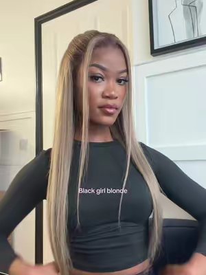 TikTok post by @jess_webster1 for Wavymy. Caption reads: [...] than my old blonde wigs 👱🏾‍♀️🤎....