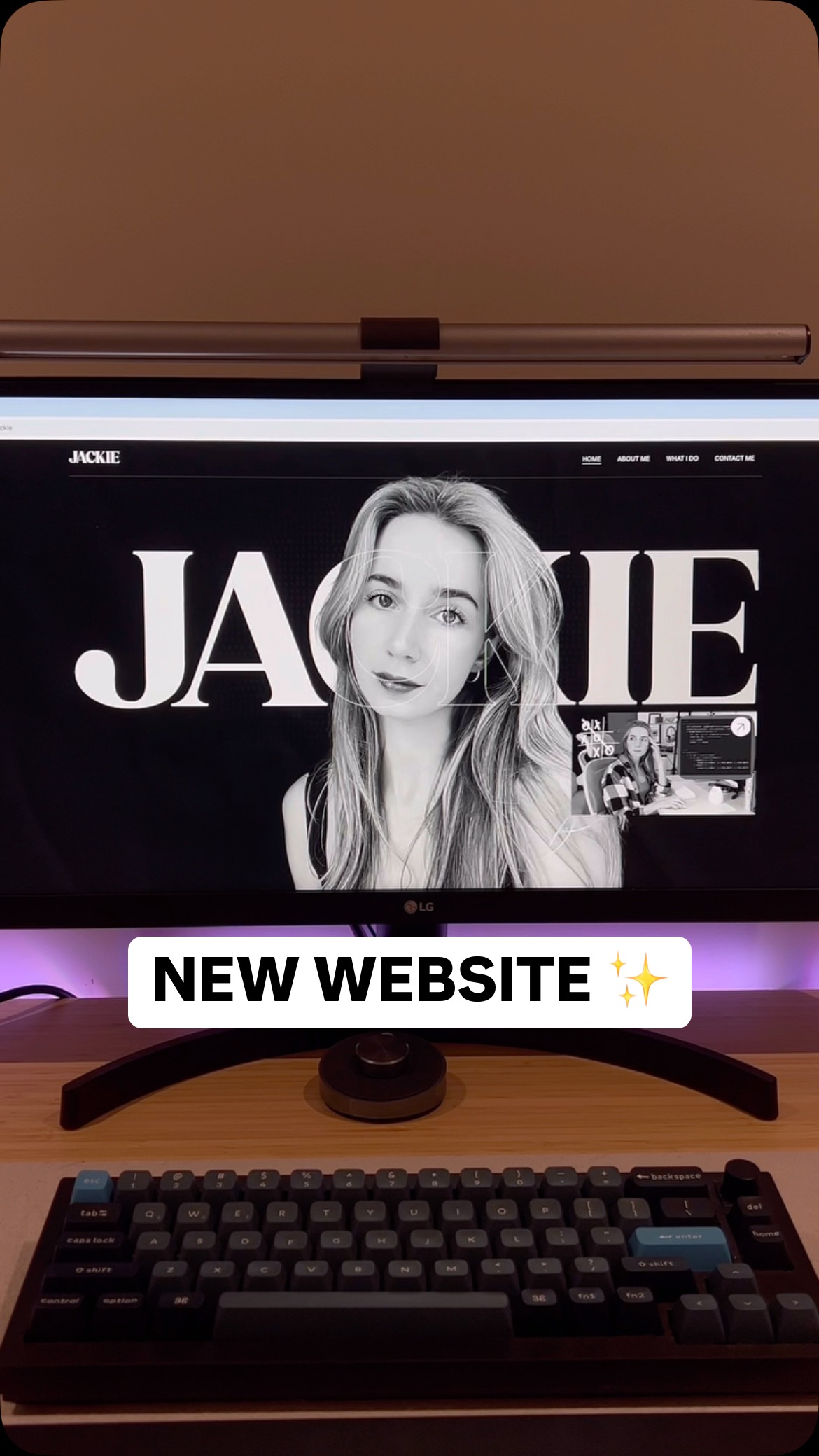 Instagram post by @csjack9 for Fiverr. Caption reads: I have a personal website now thanks to @fiverr....