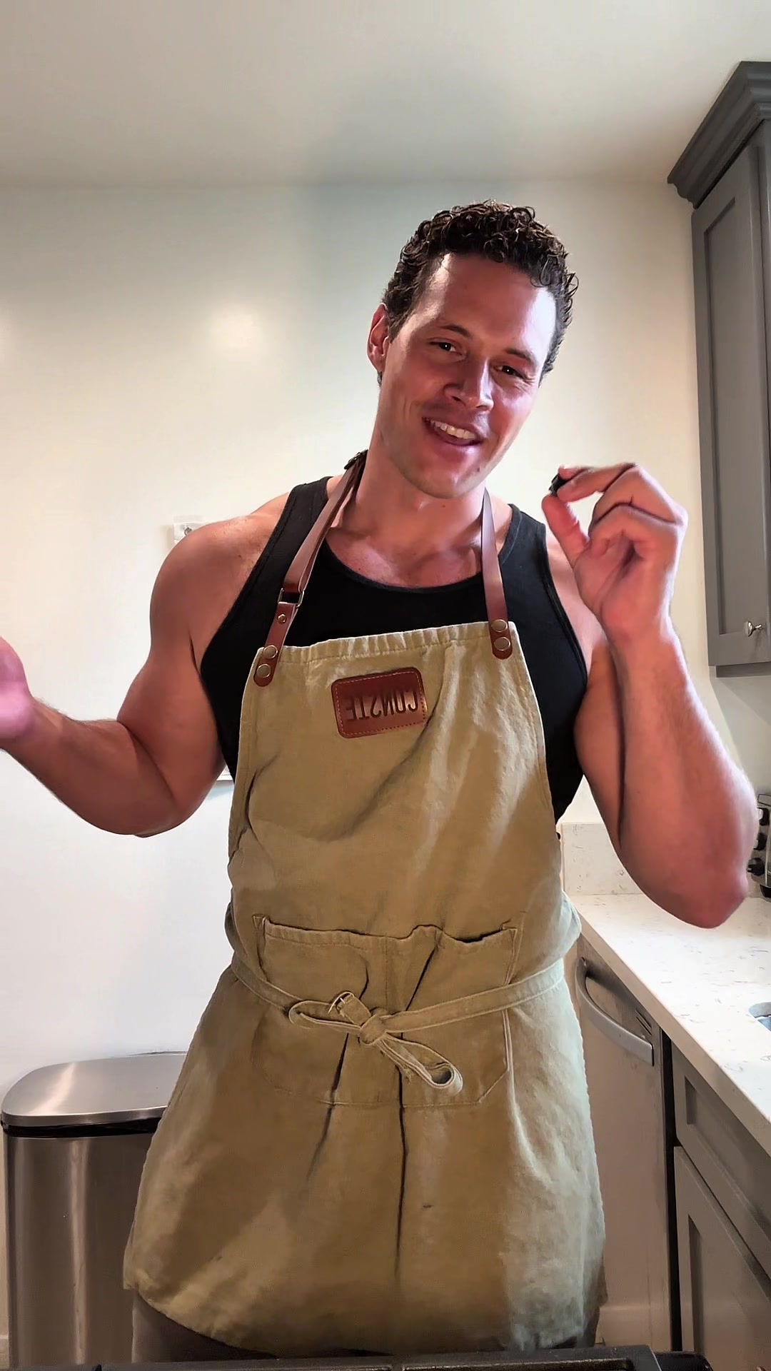 TikTok post by @connornewsum for Newman's Own. Caption reads: In celebration of Paul Newman's 100th Birthday,....