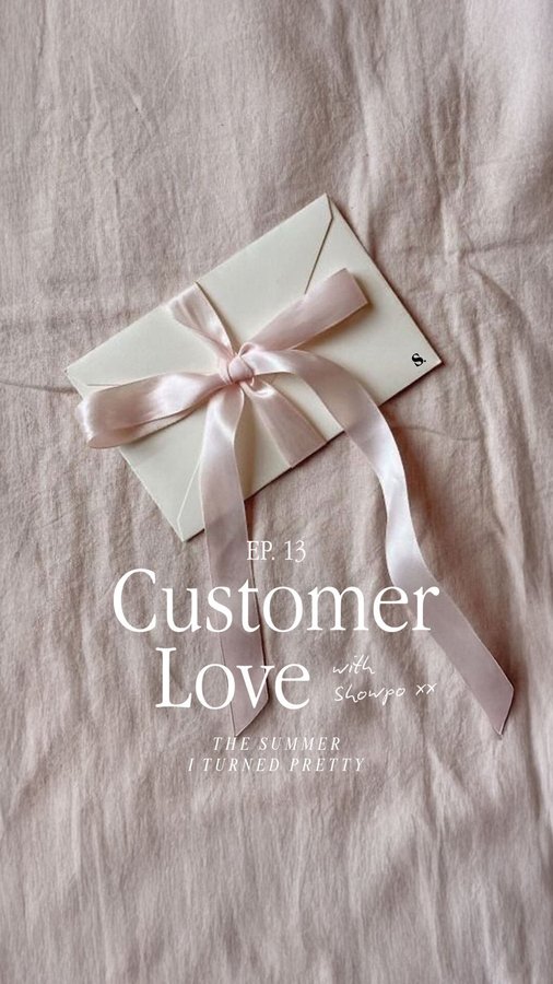 Instagram post by @thelazyceo for Showpo. Caption reads: Customer Love with Showpo 💕 Pt. 13 of 30 Showpo....