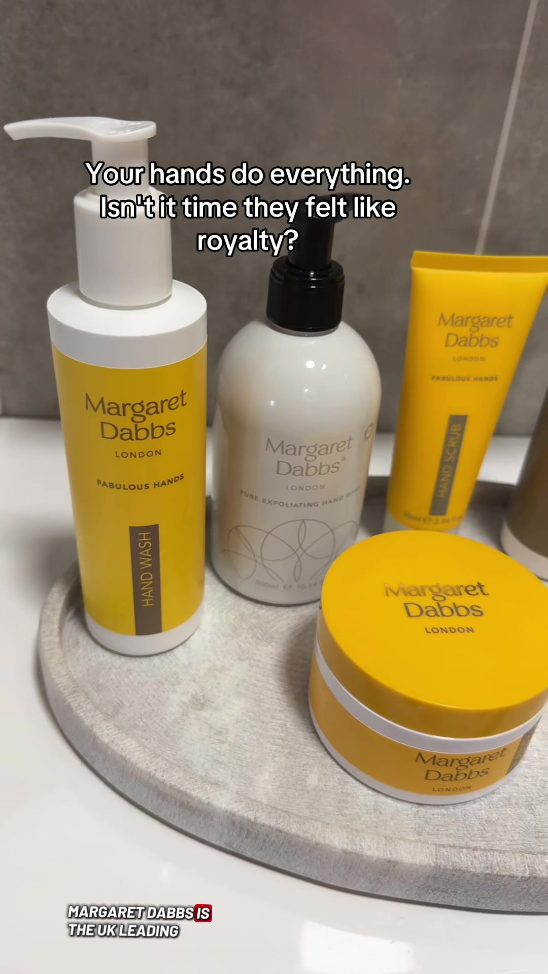 TikTok post by @korynsbeauti for Margaret Dabbs. Caption reads: @Margaret Dabbs London is a renowned British [...].