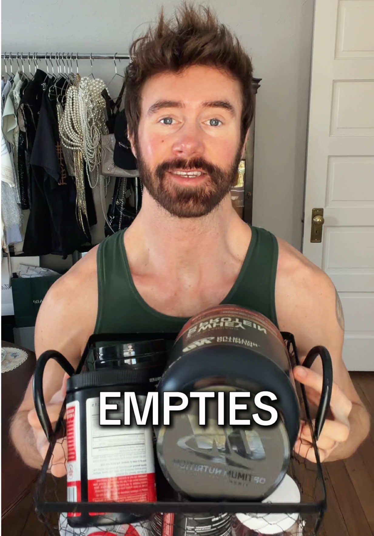 TikTok post by @georgeschirra for NutraChamps. Caption reads: [...] @Caldera + Lab @Hempz @The Gut Gummy....