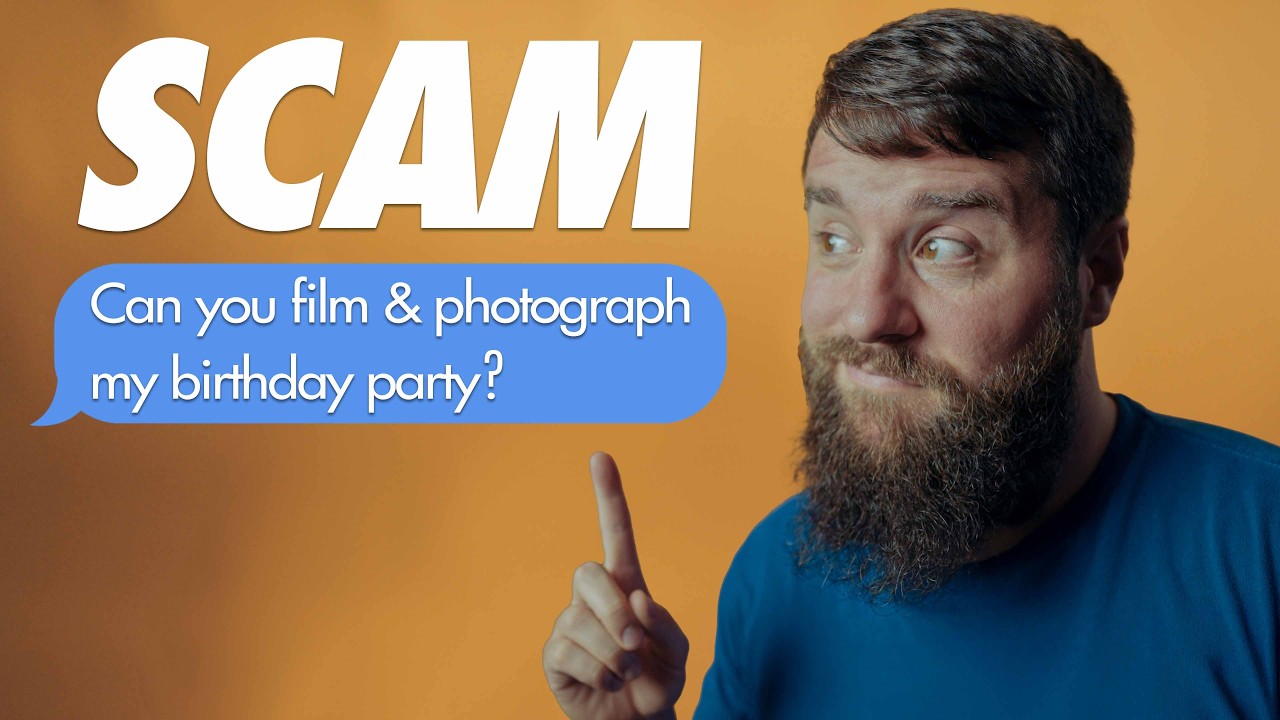 YouTube post by @whoismatt for Audiio. Caption reads: DON'T Fall For This Photo & Video SCAM!.