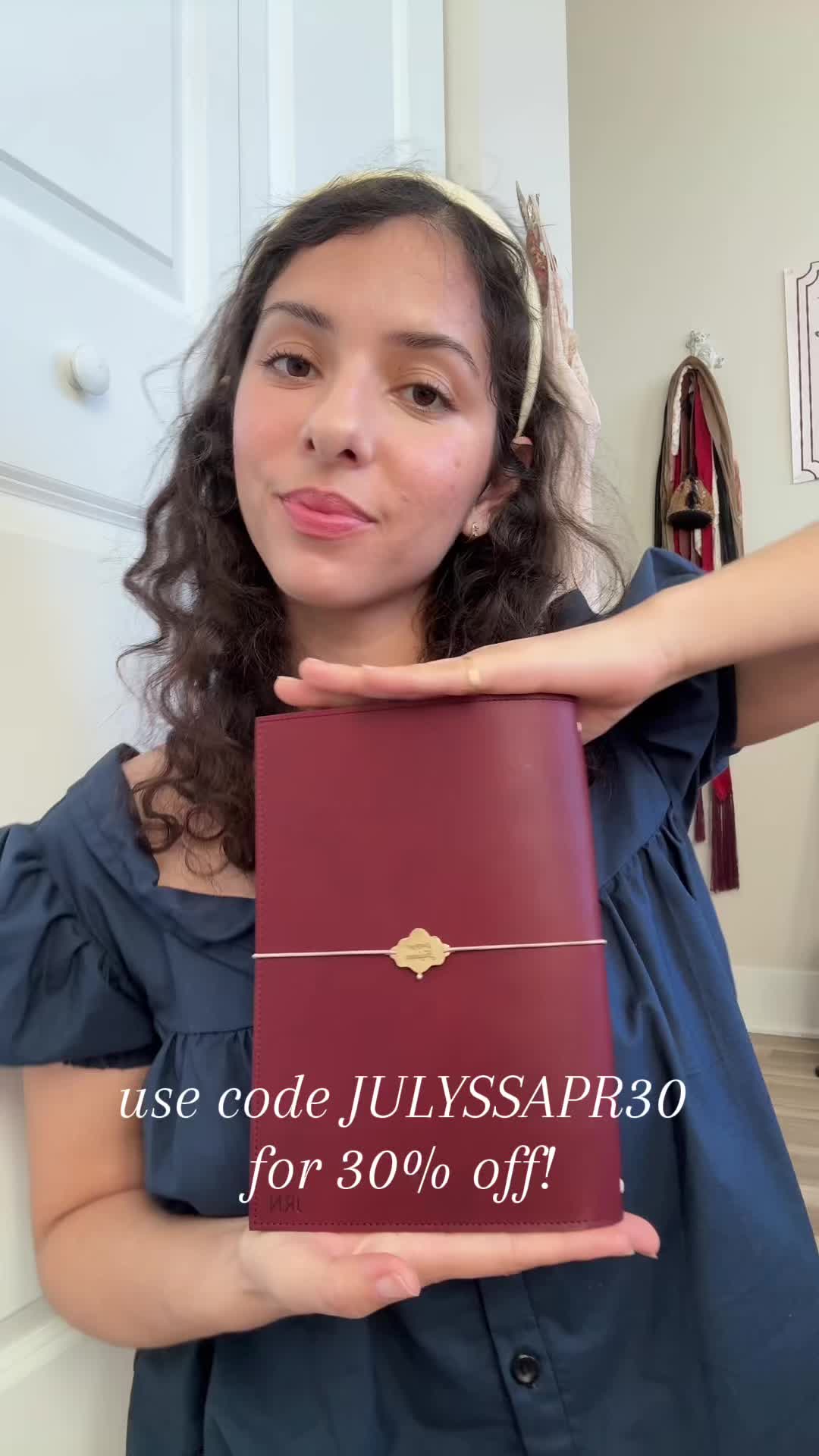 TikTok post by @julyssarose1 for paper republic. Caption reads: [...] for 30% off a bundle purchase by @paper....