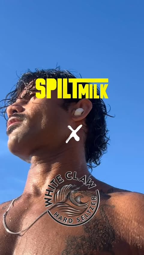 Instagram post by @kalfishh for White Claw. Caption reads: Kicking off the summer the right with @whiteclawau....