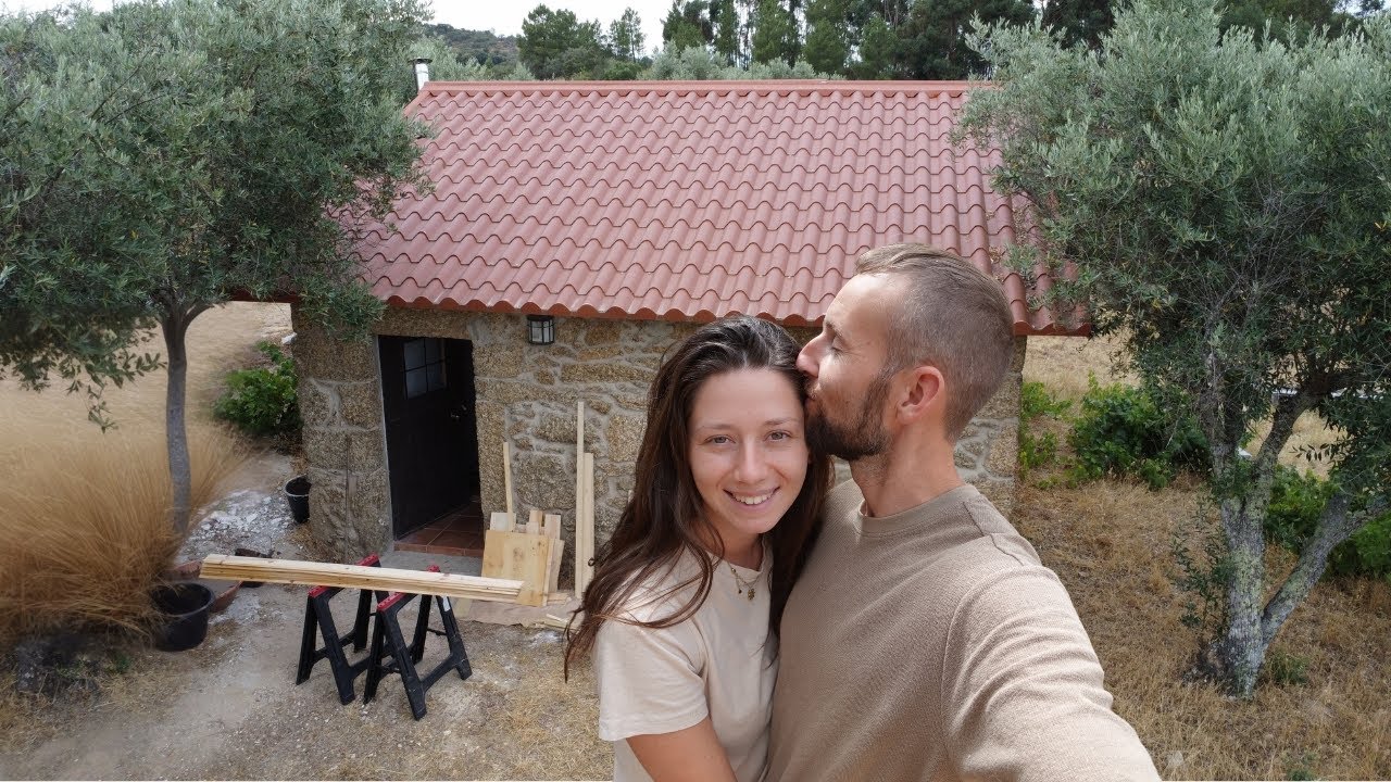 YouTube post by @theoriginhomestead for PayPal. Caption reads: MOVING INTO OUR OFF GRID ABANDONED HOUSE.